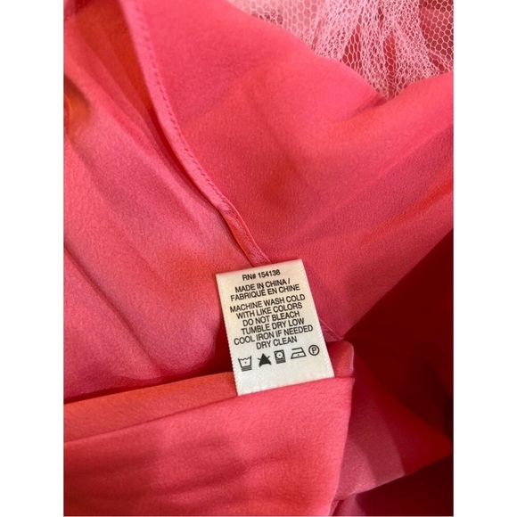 STAUD Landscape Lollipop Pink Corset Mini Dress Size 0 NWT Fit Flare Mini - Picture 10 of 12